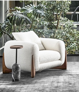 Hiện Đại Sang Trọng Vuông Chesterfield <span class=keywords><strong>Sofa</strong></span> Set-Khách Sạn Patio Vườn Ngoài Trời Ba Chỗ Ngồi Rắn Tro Gỗ Chân Trường Phòng Khách - Product Image 6