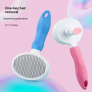 Peine Premium Autolimpiable de Acero Inoxidable Resistente al Óxido con Puntos para Eliminar el Pelo Largo de Gatos y Perros, Cuidado Diario del Pelo Flotante - Product Image 2