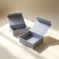 Boîte d'emballage cadeau pliable magnétique de luxe avec logo personnalisé, fermeture magnétique, boîte en carton pour chaussures, vêtements, accessoires, boîte d'expédition