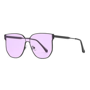 Lunettes de soleil Dlisha en métal, noires, unisexes, protection UV400, verres en polycarbonate, type 3, emballage en boîte - Product Image 2