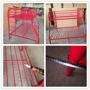 Modern Black Twin & <b>Double</b> Decker Metal Frame <b>Bunk</b> <b>Bed</b> Hot Sale Style for Home & Hotel Use Bedroom Furniture - Product Image 5