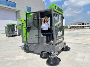 रेकी इलेक्ट्रिक बैटरी से चलने वाले फ्लोर स्वीपर को रखरखाव के लिए बाहरी और पार्क रोड सफाई के लिए नई स्थिति - Product Image 6