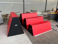 Equipo de gimnasia de bóveda trapezoidal de alta calidad Parkour deflector caja de bóveda equipo de fitness