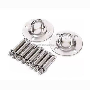 En <span class=keywords><strong>Acier</strong></span> Inoxydable de haute Qualité De Yoga Aérien Plateau Fixe Hamac Sable Balançoire Boucle Chaise <span class=keywords><strong>Crochet</strong></span> Roulement Fixé Rond Plateau Suspendu - Product Image 5