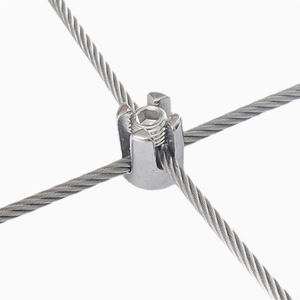 Abrazadera Cruzada de Acero Inoxidable 304/316 de Primera Calidad para Sistemas de Cables y Estructuras Metálicas - Product Image 1