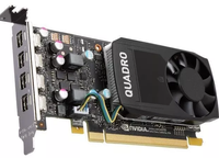 Carte graphique Quadro P400 GDDR5 PCIe 3.0 X16 Low Profile 4 X Mini DisplayPort Retail N-vidia Quadro P400 2 Go Gpu