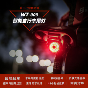 Luz Trasera para Bicicleta Yueli WT003 LED Recargable, Montaje en Poste de Asiento, 4 Modos, Resistente al Agua IPX4 - Product Image 2