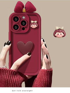 อุปกรณ์เ<span class=keywords><strong>ส</strong></span>ริมโทรศัพท์มือถือสำหรับ VIVO Y95/Y91/U1/Y93-2019/Y93/Y91I เค<span class=keywords><strong>ส</strong></span>โทรศัพท์มือถือกันตกสามมิติโบว์รัก - Product Image 3