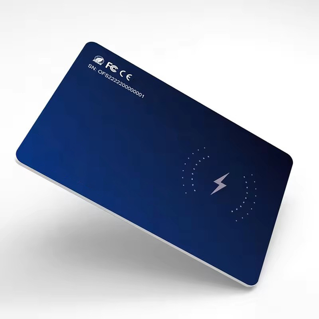 Wallet Card Finder for Find Tag MFI Certified Credit Card Tracker Wireless Recharging IP68 Thin Item Finder Card