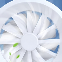 Diffuseur d'air circulaire à flux tourbillonnaire, grille de ventilation en plastique ABS pour système mural, sortie d'air frais HVAC