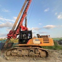 Foreuse rotative sur chenilles SANY d'occasion de qualité supérieure, machine hydraulique de forage pour la construction de fondations