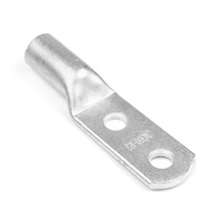 Connecteur à double trou anti-desserrage en cuivre plaqué argent haute pureté pour câblage de transformateurs et de boîtes de distribution électrique