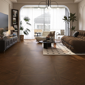 Piastrelle in Ceramica Effetto Legno Stile Semplice, Spessore 10mm, 800x800, Colore Beige, Durevoli <span class=keywords><strong>e</strong></span> Impermeabili per <span class=keywords><strong>Pavimenti</strong></span> di Camere da Letto <span class=keywords><strong>e</strong></span> Bagni - Product Image 2