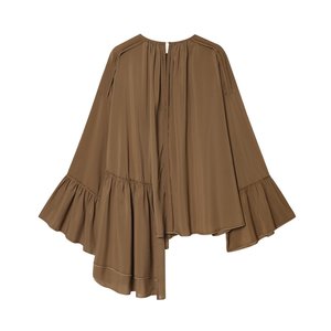 PB&ZA Blusas <span class=keywords><strong>de</strong></span> Gasa para Mujer, Otoño 2025, Nueva Moda, Estilo Casual, Vintage, Manga Larga, Camisas Femeninas, Blusas Chic - Product Image 3