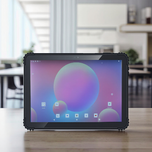 Jepower 10.1 Inch Industrial PDA Android 13 Fingerprint NFC Rugged Tablet 6+128GB Sim Card Waterproof in Stock