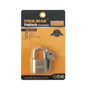 Toolmak Padlock With Keys 40mm Steel <b>Lock</b> For <b>Tool</b> <b>Boxes</b> - Product Image 2