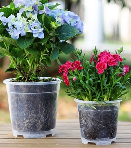 Pot à fleurs en <span class=keywords><strong>plastique</strong></span> transparent blanc <span class=keywords><strong>pour</strong></span> orchidées, pot à semis avec trous respirants, gobelet ventilé <span class=keywords><strong>pour</strong></span> le rempotage des phalaenopsis - Product Image 3