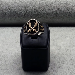 Anello spada Zulfiqar ottomano in acciaio inossidabile personalizzazione all'ingrosso gioielli islamico dito - Product Image 3