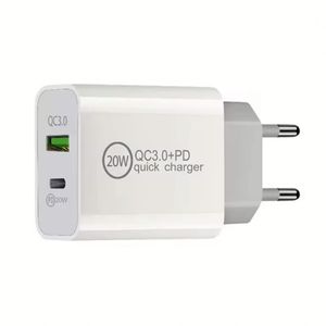 Wholesale Price Wall Charger USB Power <b>Adapter</b> A+C Charger US/EU <b>Plug</b> Type C Charger for Mobile Phones - Product Image 1
