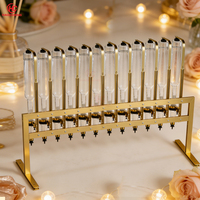 Distributeur de parfum de luxe doré, machine à parfum multi-flacons, station de service de parfums