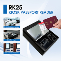 Lecteur de passeport USB pleine page RAKINDA, scanner OCR MRZ pour carte d'identité et permis de conduire, kiosque de contrôle d'accès visiteurs, garantie 5 ans