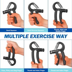 Người Đàn Ông Của Chuyên Nghiệp Ngón Tay Cánh Tay Sức Mạnh Cơ Bắp Đào Tạo Tay Gripper Có Thể Điều Chỉnh Gripper Tập Thể Dục Đào Tạo Tay Exerciser - Product Image 5