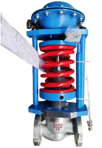 Válvula de bola de venta directa de fábrica Nuzhuo, producto de acero fundido DN25, válvula de control de presión autorregulable con SS304/316