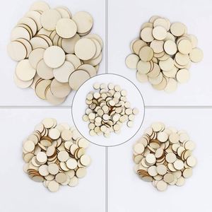 แผ่นไม้วงกลมสำหรับงานประดิษฐ์ DIY และของตกแต่งวันหยุด ขายส่ง รับทำตามสั่ง พร้อมบริการดรอปชิป - Product Image 3