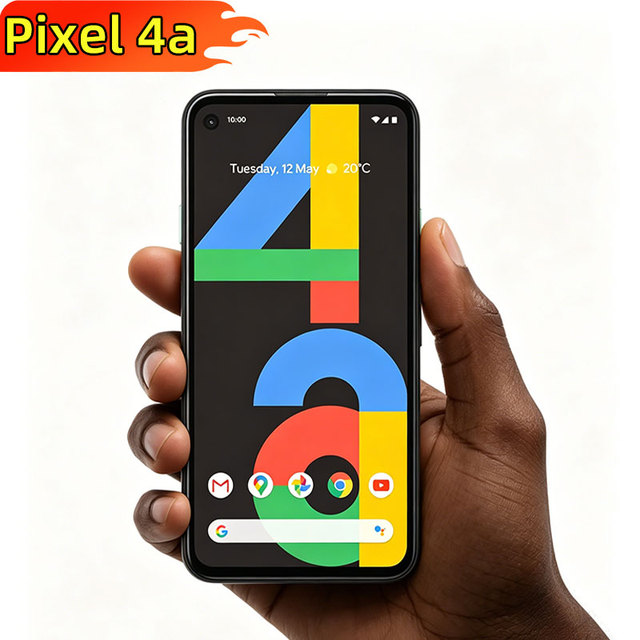 Google Pixel 4a 5G Original Unlocked Officially Renewed US Version Mobile Phone Grade AA+ 6GB RAM 6.2 Inch Screen 128GB