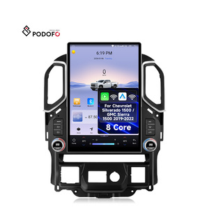 Podofo 15.6'' pour Chevrolet Silverado 1500/GMC <span class=keywords><strong>Sierra</strong></span> 1500 8 cœurs 4+64G Autoradio sans fil CarPlay/Android Auto GPS WiFi 4G ODM - Product Image 1