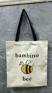 Sac fourre-tout en toile de coton recyclable imprimé et tendance - Product Image 6