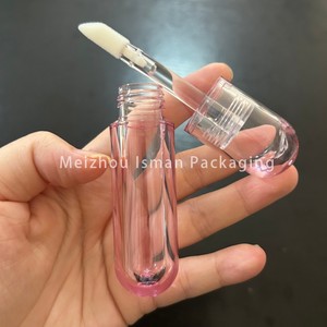 ISMAN - Tubo Ovalado de Lujo para Brillo Labial de 6 ml, con Decoración de Corazón en el Interior de la Tapa, Aplicador Grande, Envase Cosmético Vacío de ABS, Venta al por Mayor, Logotipo Personalizado - Product Image 3