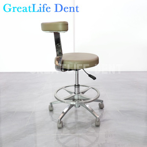 Silla de Trabajo para Dentistas Greatlife Dent, Silla Giratoria Móvil para Dentistas, para Uso en Laboratorios Dentales, Hospitales y Clínicas - Product Image 3