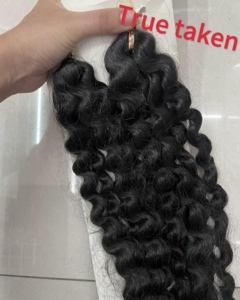 Tùy Chỉnh Bao Bì Ý Curl 2 Bó <span class=keywords><strong>Crochet</strong></span> Bện Tóc Set 18Inch Cao Cấp Tổng Hợp Dệt Curl Bím Tóc Giống Như Tóc Con Người - Product Image 3