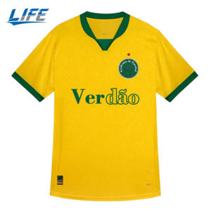 Maillot de football jaune Brésil <span class=keywords><strong>Hulk</strong></span>, édition spéciale extérieur, style fan, personnalisable avec nom, respirant et à séchage rapide - Product Image 1