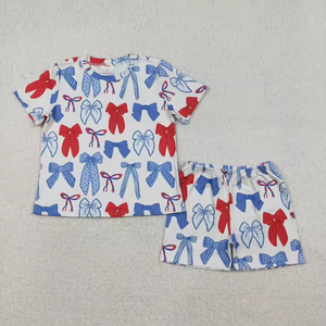 Nouveautés RTS - Tenues pour enfants en gros - Ensemble de 2 pièces - T-shirt à manches courtes imprimé et short - Product Image 4