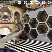 Meilleures ventes : aire de jeux intérieure interactive pour enfants, labyrinthe souple, fosse à balles, parcours d'obstacles, installation complète de jeux de loisirs
