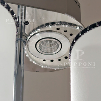 Lustre rond à LED très vendu pour l'éclairage intérieur du salon, décoration de plafond, lustres en verre de Murano