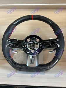 Volante Deportivo W223 de Cuero y Fibra de Carbono para <span class=keywords><strong>Mercedes</strong></span>-<span class=keywords><strong>Benz</strong></span> AMG W222 W253 W213 W206 W463 - Product Image 2