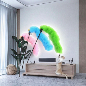 Juguete Masticable para Gatos con Plumas de Dibujos Animados, Ecológico y de Alta Calidad, con Campana, Hecho de Plástico Resistente - Product Image 3