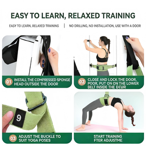 NCL Corde de Yoga Aérien Professionnelle et Robuste, Équipement d'Entraînement de Danse d'Équilibre à une Main, Outil de Soutien Lombaire pour le Fitness - Product Image 6