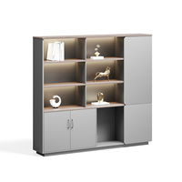 Meubles de bureau de direction modernes et luxueux, bureau de direction en forme de L convertible avec tiroir pour dossiers, pour l'espace de travail du PDG ou du directeur
