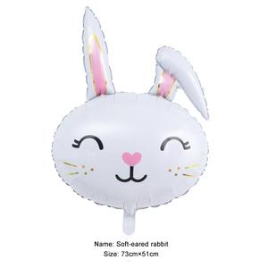 All'ingrosso giocattolo per bambini grazioso colore bianco e rosa festa di pasqua palloncino <span class=keywords><strong>a</strong></span> forma di animale di forma di coniglio palloncino - Product Image 3