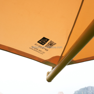 Grande <span class=keywords><strong>tente</strong></span> en toile imperméable de style pyramide de 4m x 4m personnalisée pour la plage, le camping et les fêtes Auvents <span class=keywords><strong>Tipi</strong></span> Auvent Genre - Product Image 5