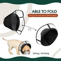 Collier de protection anti-morsure moderne et souple HIPHOPPET pour chiens et chats, accessoires pour animaux de compagnie, collier de récupération pour animaux de compagnie