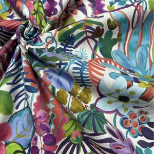 <span class=keywords><strong>Tissu</strong></span> tissé en popeline de coton peigné à longues fibres 100% de haute densité 100S, impression numérique LBT <span class=keywords><strong>Jungle</strong></span> Trip, 88 g/m² - Product Image 2