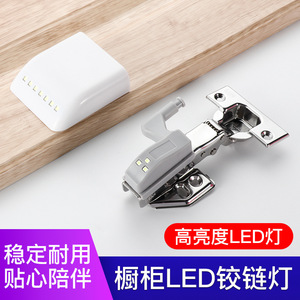 Lumière LED à charnière en acier inoxydable 304, capteur de porte d'armoire intelligent avec fonction marche/arrêt automatique pour armoire à chaussures - Product Image 3