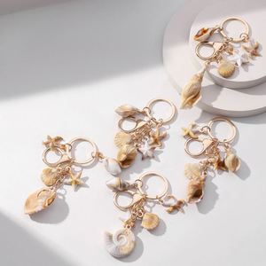 2025 New Ocean Acrylic Keychain Creative Conch Pendant <b>Bag</b> Decoration Pendant Seaside Commemorative <b>Gift</b> Keychain Pendant - Product Image 1