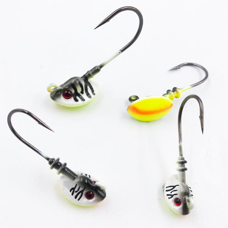 Décoy SV-30 – Têtes De Plomb Jig Head – Taille 4 (3/32 Oz) – Lot De 5 – Noir