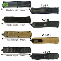 Couteau Pliant Bochen OTF de Poche pour Camping et Auto-Défense, Lame Automatique à Ressort avec Bouton et Manche